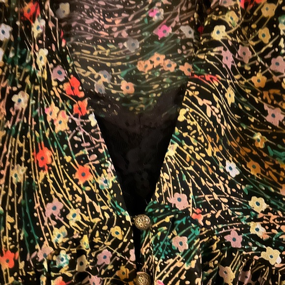 Anthropologie Dresses Anthropologie Flowy Floral Dress With Slip